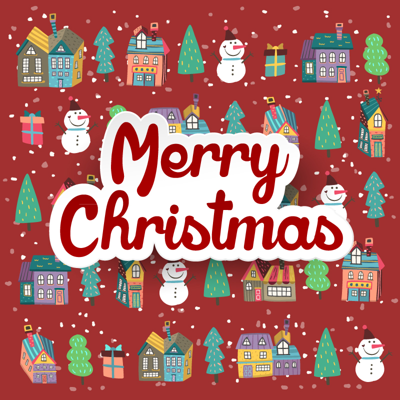 Christmas background spielerische Element Vektor-Material