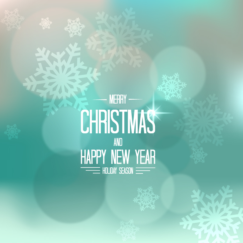 Weihnachten grnes Leuchten Poster Vektor-Material
