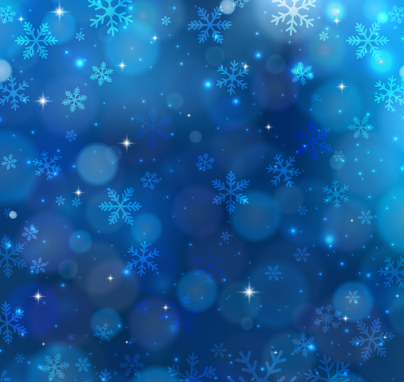 Snowflake blauen Halo Hintergrund Vektor-Material
