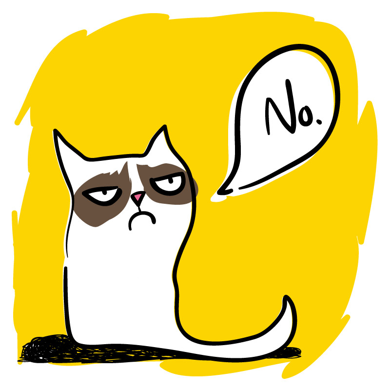 Painted sagen Katze Vektor Material