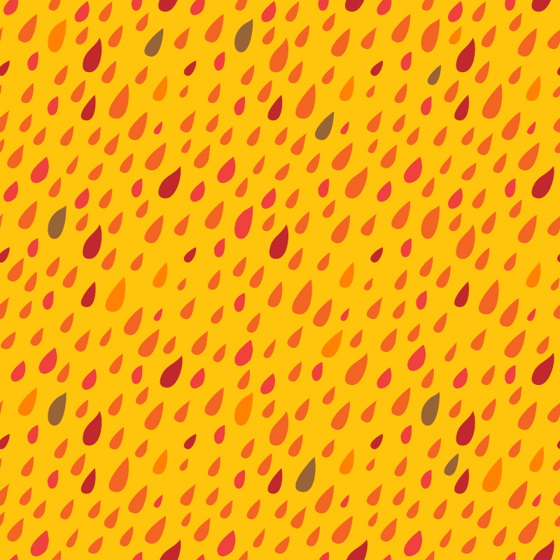 Leuchtend gelbe Farbe Regentropfen Hintergrund Vektor-Material

