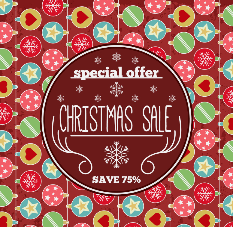 Cartoon Weihnachten Specials lob Plakat Vektor-Material

