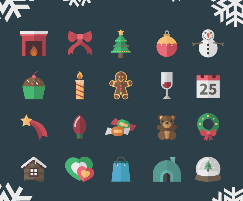 20 Modelle von kreativen Weihnachten Symbol Vektor Material