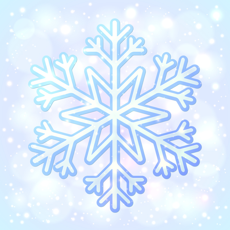 Schnee und Eis blauen Hintergrund Vektor-Material

