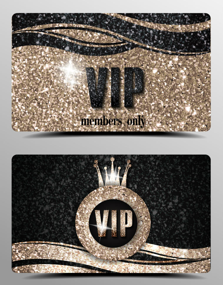 2 VIP-Karte Vektor Material Mode Scrubs