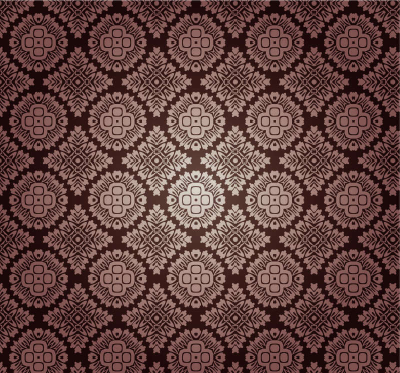 Maroon Retro-Muster Hintergrund Vektor-Material