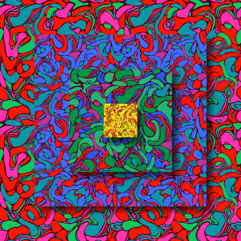 Layered Farbe Hintergrundmuster Vektor Material