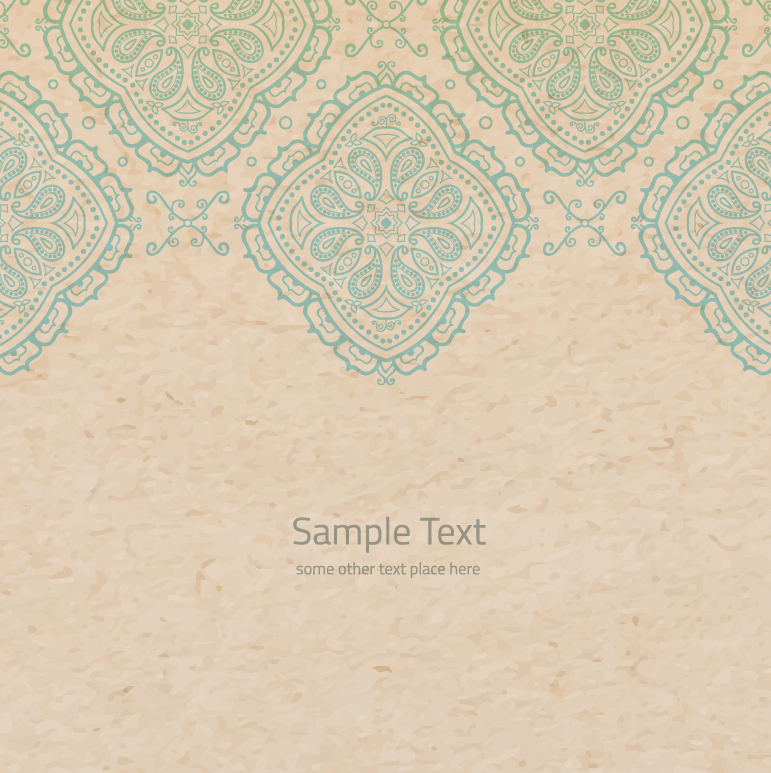 Vintage-Papier Hintergrund Muster Vektor Material
