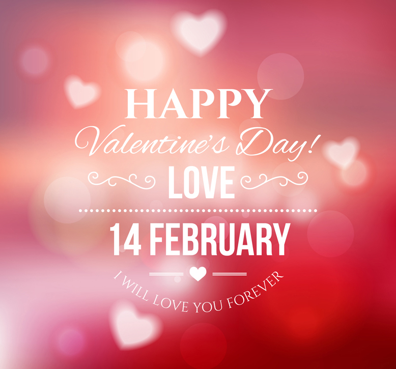 Valentinstag Grußkarten Vektor Material Halo Traum