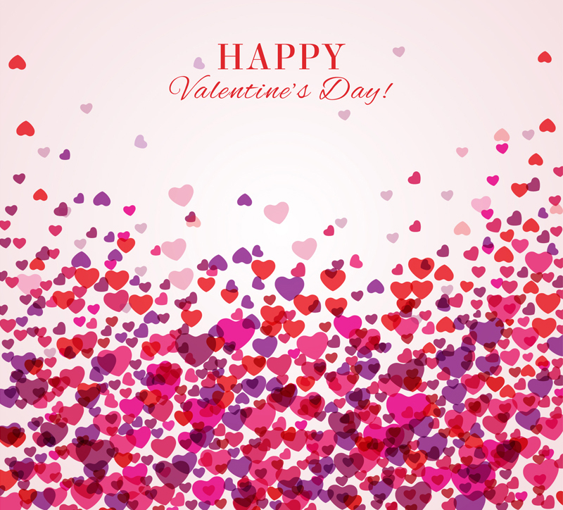 Valentine bunten Liebe Vektor Material