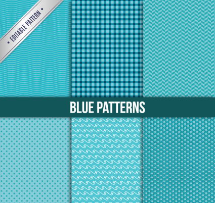 6 Department of fresh blue nahtlose Hintergrund Vektor-Material
