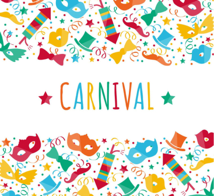 Carnival kreative Hintergrundfarbe Vektor-Material