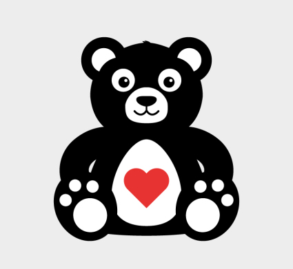 Cartoon liebe Teddybären Vektor-Material