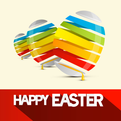 Kreatives Design Vektor Material Ribbon Egg