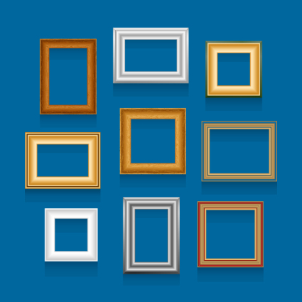 9 verschiedene Farben umrahmen die Menge an Material Design