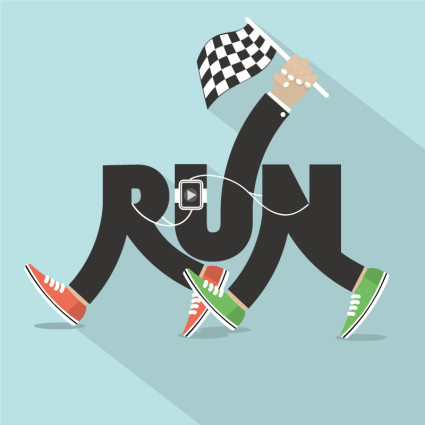 Creative-run WordArt Vektor-Material
