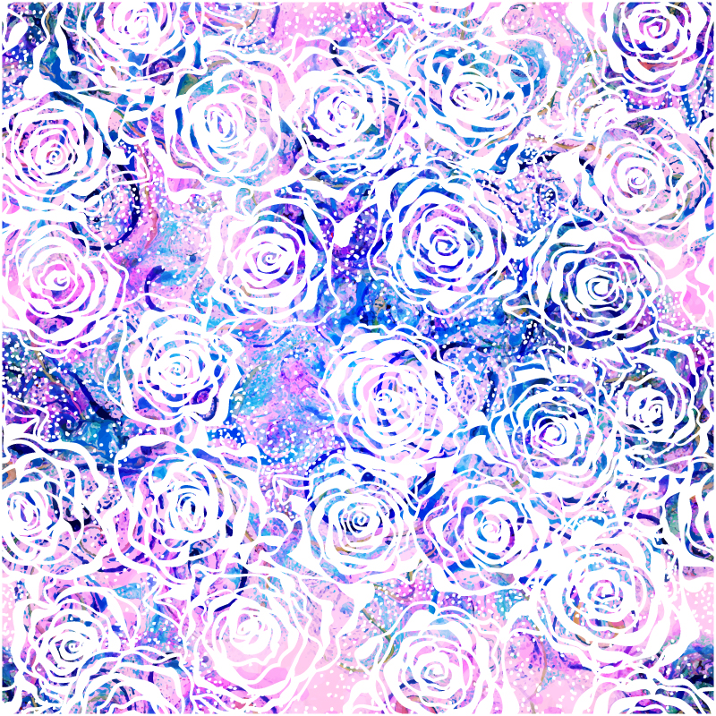 Weiße Rosen Muster nahtlose Hintergrund Vektor-