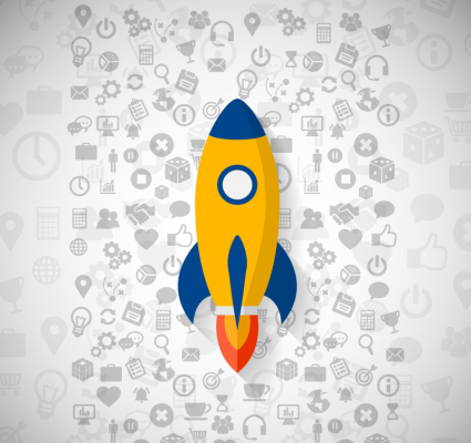 gelbe rakete vector material