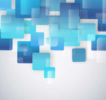 Fashion blaue Quadrat Hintergrund Vektor-