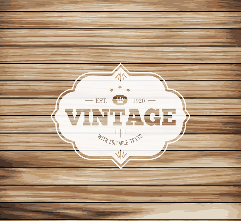 Kreative Holz Hintergrund Vektor-
