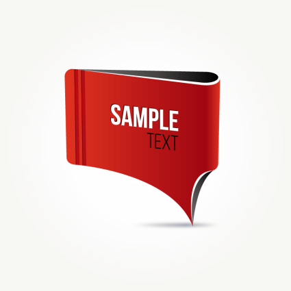 red label vector material papier
