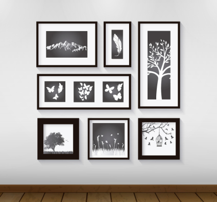 einfache anlage foto - wand vector material
