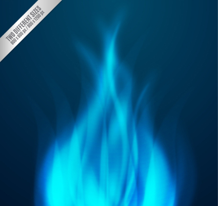 blaue flamme hintergrund vector material