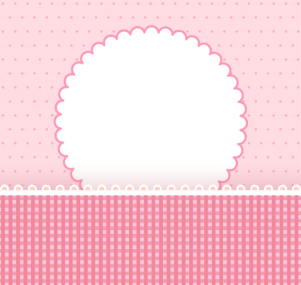Rosa Hintergrund Vektor-text