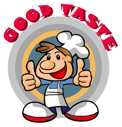 Cartoon-Chef-Logo Vektor Material