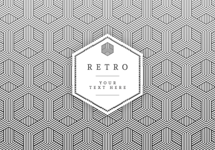 Fashion Sechskant-Textur Hintergrund Vektor-