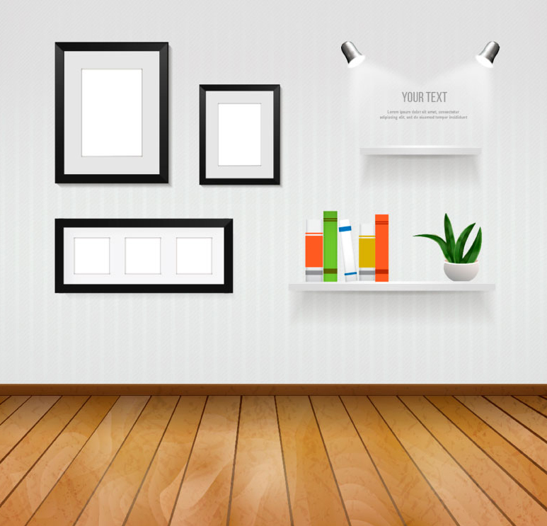 Einfache Home Design Vektor-Material