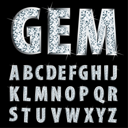 26 Kreative Briefgestaltung Vektor Material Diamant