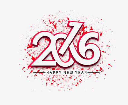 Creative-2016 Wort-Kunst-Vektor-Material