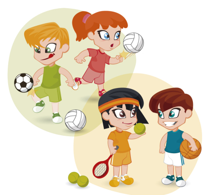 4 Bewegungsvektor Material f¨¹r Kinder
