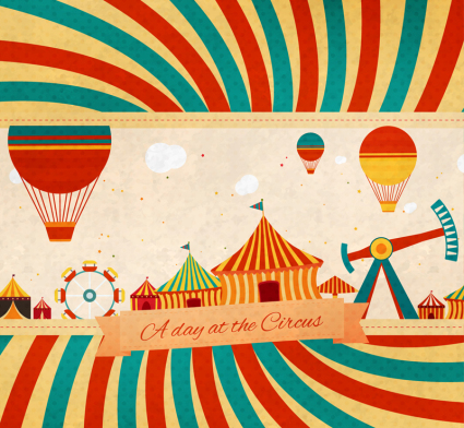 Kreative Circus Illustrator Vektor-Material