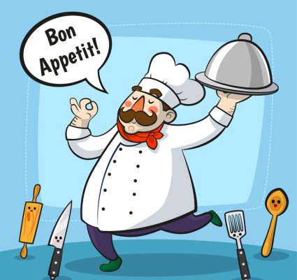 Fat Cartoon-Chef Vektor-Design