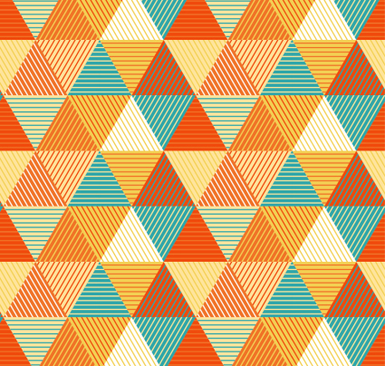 Color Dreieck nahtlose Hintergrund Vektor Material