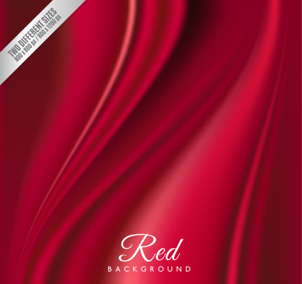 Red Seide Hintergrund Vektor Material