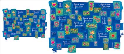 Lovely Valentinstag Hintergrund vector