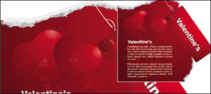 Rote Karte tag Vektor Material
