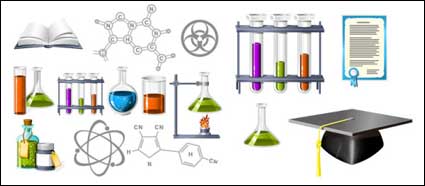 Biochemie Thema icon Vektor Material
