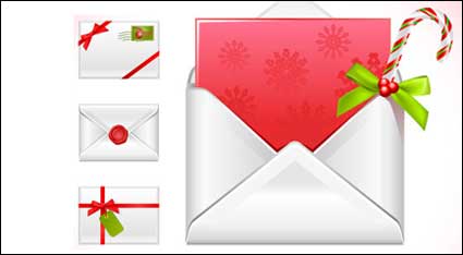 Weihnachtsbotschaft Vektor-Material