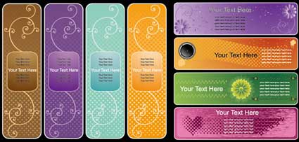 Vector Muster Bannermaterial