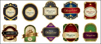 Planty of Gold Label Umrandete Vector