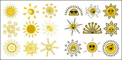 Expressionsvektor Solar Material cute funny