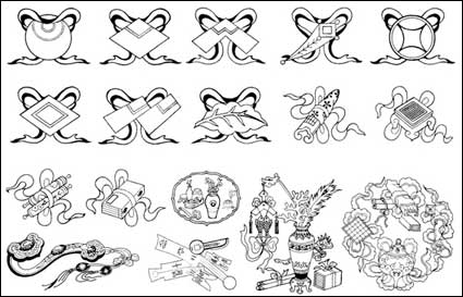 Material der 19 chinesischen klassischen Vektoranalysis