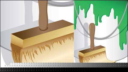 Vector Pinsel Material