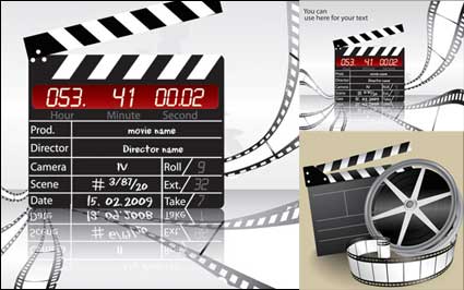 Movie Theme Vector Material