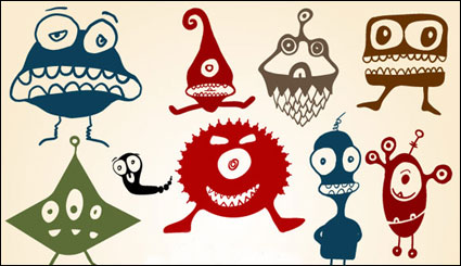 Schöne Karikatur Vektor-Symbol