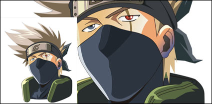 Vector Flagge Holz Kakashi Bild